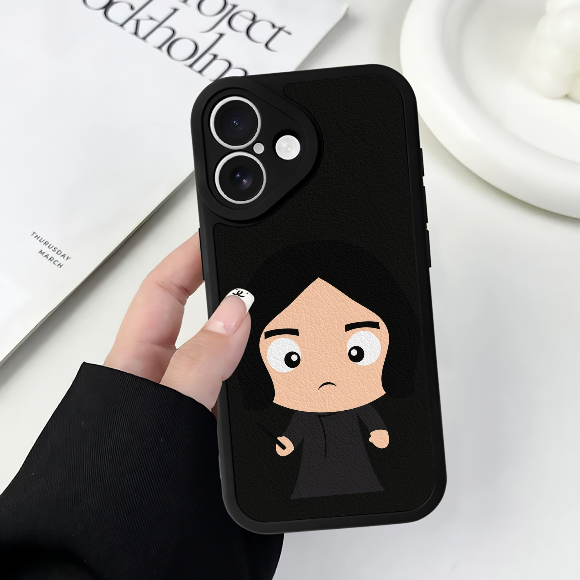 （画像用） Harry Potter ハリー・ポッターシリーズ 【iPhone 16シリーズ対応】シリコンスマホケース（レザー調） 材質：シリコン
